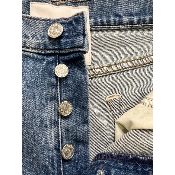 NEW Mother The Tripper Flood Fray High Waist
Ankle Flare Jeans Size 30 - Picture 9 of 13